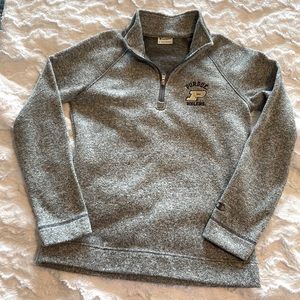 Pursuer 1/4 Zip Sweater, Gray, M